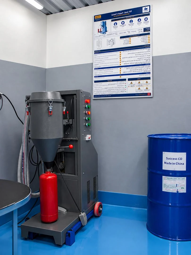 Fire-extinguisher service equipment