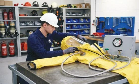Chemical protective suits